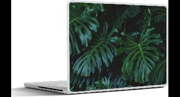 Laptop sticker - 10.1 inch - Jungle - Blad - Groen - 25x18cm - Laptopstickers - Laptop skin - Cover