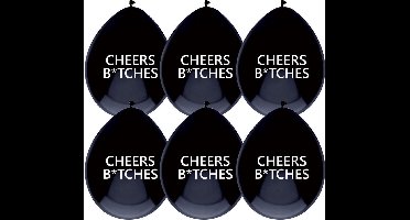 Ballonnen Cheers B*tches (6 stuks)