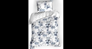 De Witte Lietaer Dekbedovertrek Katoen Satijn Quill - Eenpersoons - 140 x 200/220 cm - Wit