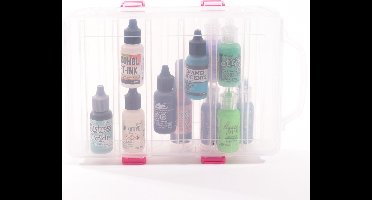 Vaessen Creative Opbergkoffer - Alcohol inkt - Transparant