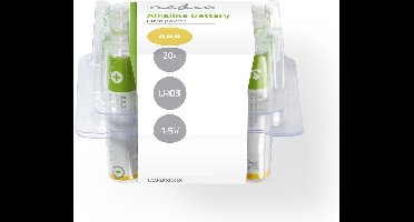 Nedis Alkaline-Batterij AAA - 1.5 V DC - 20-Pak