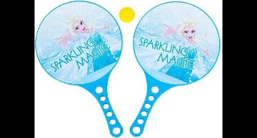 Disney Strandtennisset Frozen 3-delig Blauw