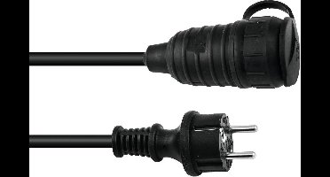 Eurolite Verlengsnoer Buiten 5m - Verlengkabel buiten - Waterdicht - Geaard