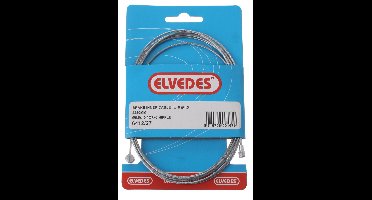 Rem binnenkabel Elvedes 2250mm draads/verzinkt ø1,5mm Weinmann en koppeling-nippel (op kaart)