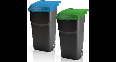 ROTHO afvalbak ATLAS 100 liter groen | prullenbak