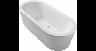 Exellence Bianco vrijstaand bad 178x80cm met waste acryl wit