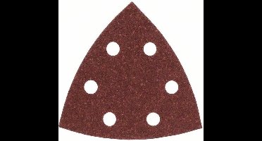 Bosch 5-delige schuurbladset voor deltaschuurmachines 93 mm geperforeerd - korrel 80