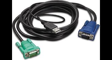 APC AP5822 toetsenbord-video-muis (kvm) kabel 3,66 m Zwart