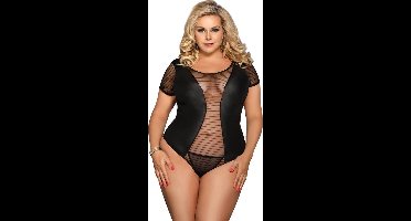 SUBBLIME TEDDIES | Subblime Queen Plus Fetish Short Sleeve Teddy