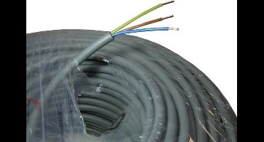 Xmvk Kabel 3 x 2,5 mm² rol 100 Meter KEMA-KEUR voor buiten en binnen.