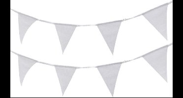 Decoratie huwelijk - Ginger Ray - Beautiful Botanics vlaggenlijn - wit 5 meter