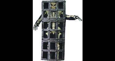 "Skelet in kooi kostuum voor volwassenen  - Verkleedkleding - One size"