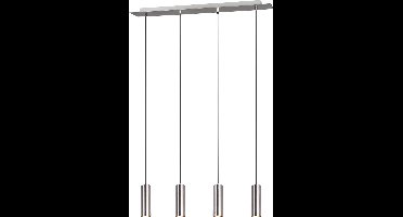 TRIO MARLEY - Hanglamp - Nikkel mat - excl. 4x GU10 35W - Aanpasbaar in de hoogte