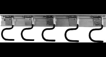 Hendrik Jan - Gereedschaphaken op rail - 5 stuks