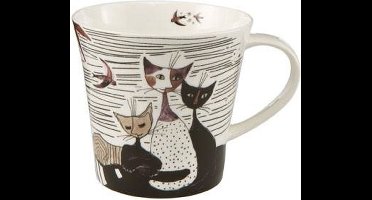 Goebel - Rosina Wachtmeister | Mok - Koffie/Thee Beker Carota con amici | Porselein - 350ml