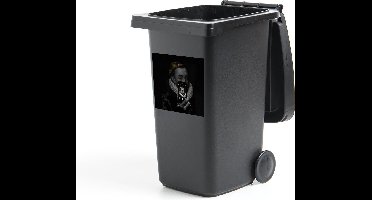 Container sticker Willem van Oranje - Kunst - Telefoon - 40x40 cm - Kliko sticker