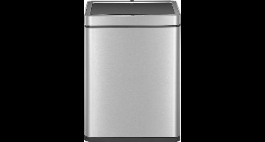 EKO - Mirage Plus Sensor Recycler 30+30 liter - Stainless steel Plastic - mat RVS - Prullenbak