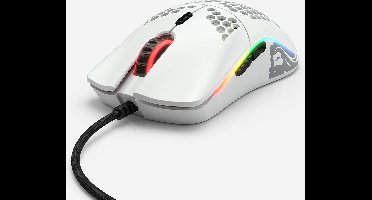 Glorious PC Gaming Race Model O- (small) - Muis - USB Type-A - Optisch - 3200 DPI - Rechtshandig - Mat Wit