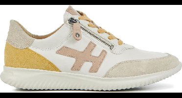Hartjes Sneakers Dames - Lage sneakers / Damesschoenen - Suède - 162.1142 - Beige combi - Maat 42