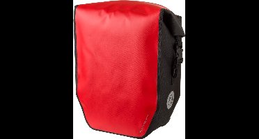 AGU Clean Enkele Fietstas Shelter Click'nGo - Large 21 Liter - Rood - Waterdicht
