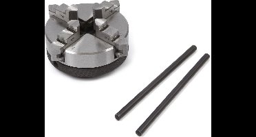 HBM 65 mm. Zelfcentrerende 4 Klauwplaat met M14x1 Opname