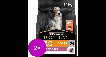 Pro Plan Dog Senior Medium & Large Breed Sensitive Zalm - Hondenvoer - 2 x 14 kg
