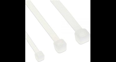 InLine Tie-wraps - 160 x 4,8mm - 100 stuks - Wit