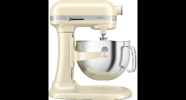 KitchenAid keukenmachine - Artisan - In hoogte verstelbare kom - 375 W - 11 snelheden - 3 RVS accessoires - 5,6L - Amandel