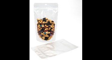Stazakken Transparant 13x7,9x20,6cm | 113 gram met rond ophanggat (100 stuks)