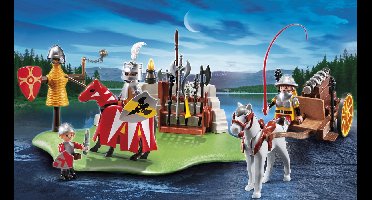 Jubileum Compact Set Riddertornooi met kanontransport / CompactSet  anniversaire "Tournoi des chevaliers avec canon"