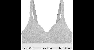 Calvin Klein dames icon cotton modal lift bralette grijs