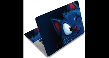 Cartoon Kat Laptop Skin Sticker voor Universele Laptops - Beschermende Vinyl Sticker voor 12-15,6 Inch Notebooks
