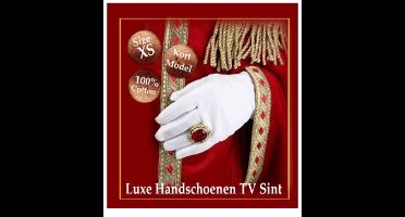 Luxe handschoen 100% katoen (Sint)