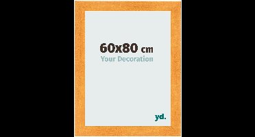 Your Decoration - Fotolijst 60x80 cm - MDF - Oranje - Pisa