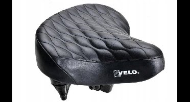 VELO VL767 Fietszadel - Comfortabele Cruiser Zadel met Dubbele Veren