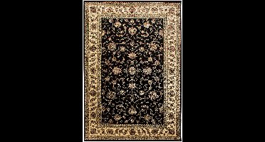 Marrakesh – Klassiek Vloerkleed – Zwart – Laagpolig & Oosters Design – 80x150 cm