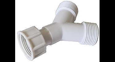 Y-connector 3/4" BSP - Dubbele slangaansluiting voor wasmachines