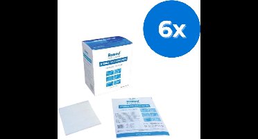 Romed paraffine gaasjes 10x10cm (600 stuks) - Set van 6 doosjes Romed