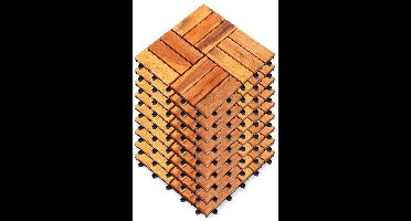 ProGarden - Terrastegels - 30x30 cm - Acaciahout - Weerbestendig