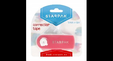 Starpak Korektortape 5 mm x 6 m - Roze Design