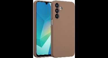 Accezz Hoesje - Geschikt voor Samsung Galaxy A16 (5G) / A16 (4G) - Liquid Silicone Backcover - Lichtbruin