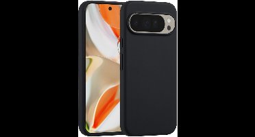 Accezz Hoesje - Geschikt voor Google Pixel 10 Pro XL - Liquid Silicone Backcover - Zwart