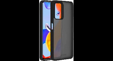 Accezz Hoesje - Geschikt voor Xiaomi Redmi Note 11 Pro - Frosted Backcover - Zwart