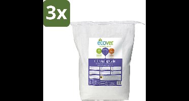 Ecover - Waspoeder Color - Voor gekleurde was - 7,5 kg - Bulkverpakking - 3 stuks