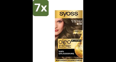 Syoss Oleo Intense - Haarverf - 6-10 - Donkerblond - 115ml x 7