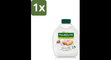 1 x Palmolive - Amandelmelk - Handzeep Navulling - Zacht & Hydraterend - 300 ml - Handzeep Navulling - Melk En Amande - Natuurlijke Handzeep - Handen Verzorgen - Hydraterende Handzeep