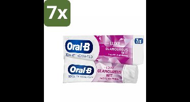 Oral-B - 3D White Advanced – Tandpasta – Luxe – Glamorous White – 75 ml - Bulkverpakking - 7 stuks