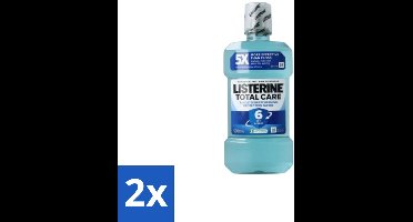 Listerine – Mondwater – Total Care – Bescherming tegen tandsteen – 500 ml - Voordeelverpakking - 2 stuks