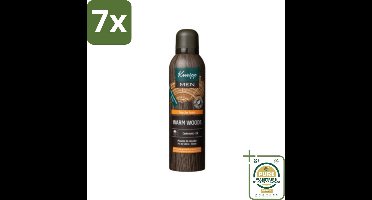 7 x Kneipp - Douche schuim - Men - Warm Woods - Warme houtgeur - 200 ml - Grootverpakking - Douche Foam Voor Mannen - Warme Houtgeur - Natuurlijke Verzorging - Mannelijke Douche - Huid Verzorging