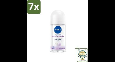 7 x NIVEA - Deodorant Roller - Frisse Sensatie - 72 Uur Anti-Transpirant - 50 ml - Grootverpakking - Deodorant Roller - Anti-Transpirant - 72 Uur Bescherming - Frisse Sensatie - Zweetbescherming